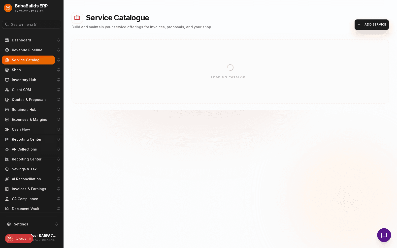 Service catalog overview